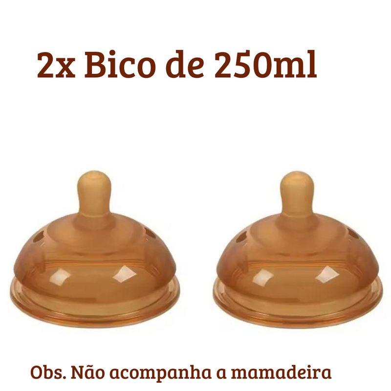 Mamadeira em Silicone Semelhante ao Peito Materno