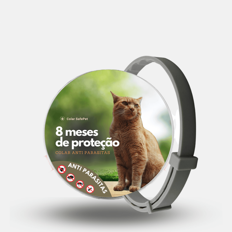 Colar Anti Pulgas e Carrapatos Original - 8 Meses de Proteção