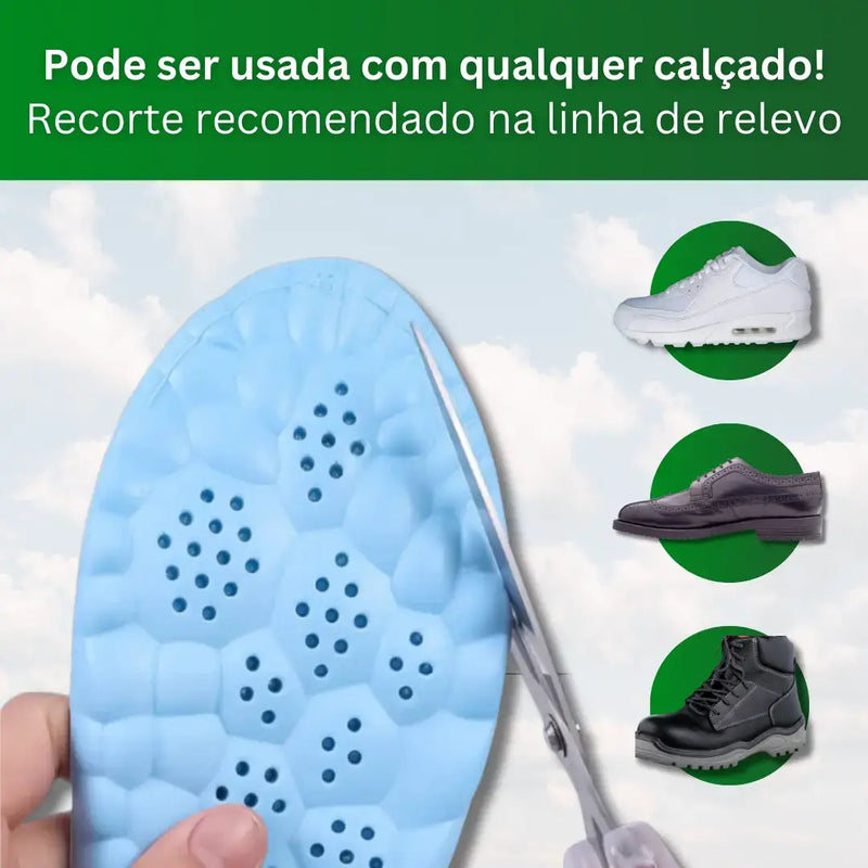 Palmilha Ortopédica Anti Impacto - FootFlex