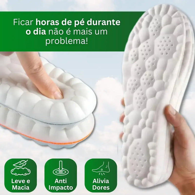 Palmilha Ortopédica Anti Impacto - FootFlex