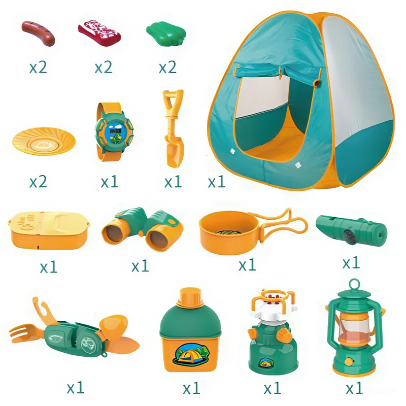 Barraca Camping Kids Koala Diary - Kit com 19 itens