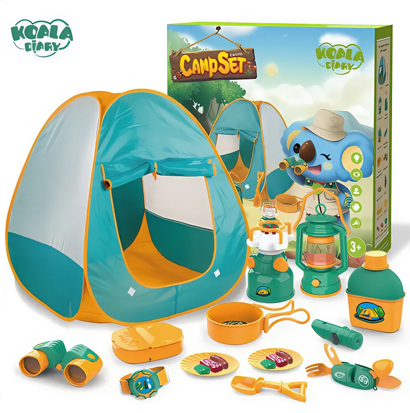 Barraca Camping Kids Koala Diary - Kit com 19 itens