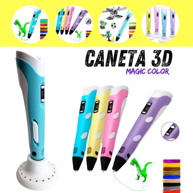 Caneta 3D - Magic Color