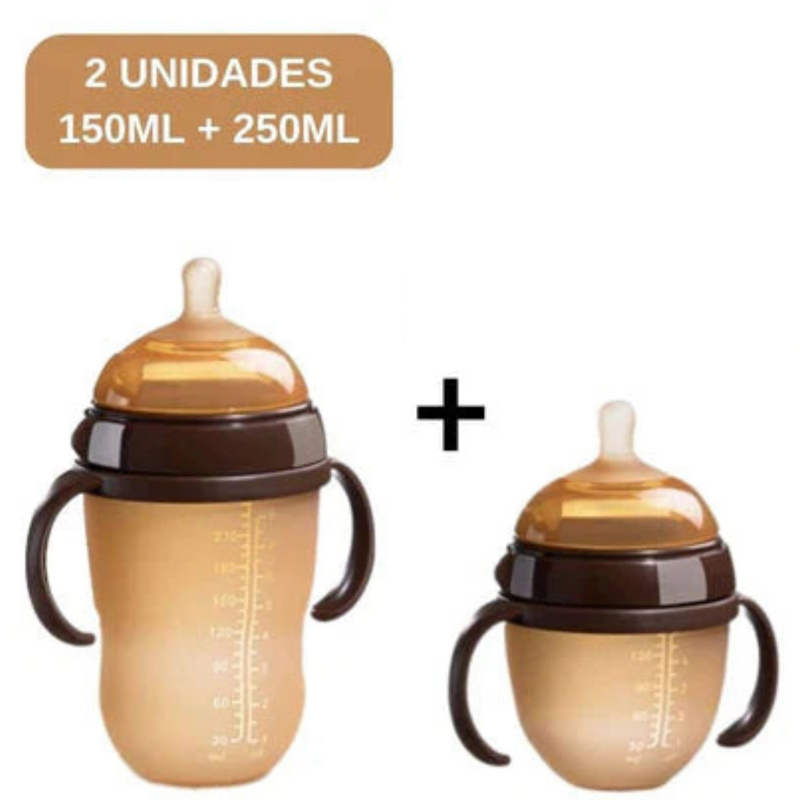 Mamadeira em Silicone Semelhante ao Peito Materno