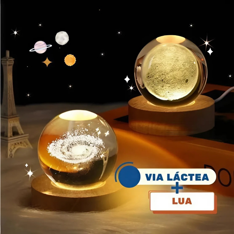 Luminária Planetária - Luz do Universo - Compre 1 Leve 2