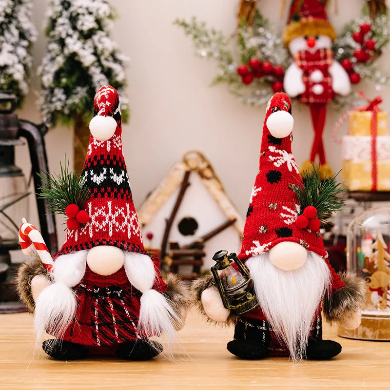 Decoração Gnomos de Natal - Mamãe e Papai