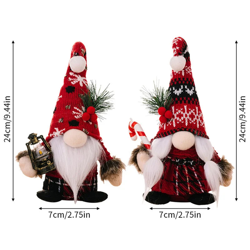 Decoração Gnomos de Natal - Mamãe e Papai