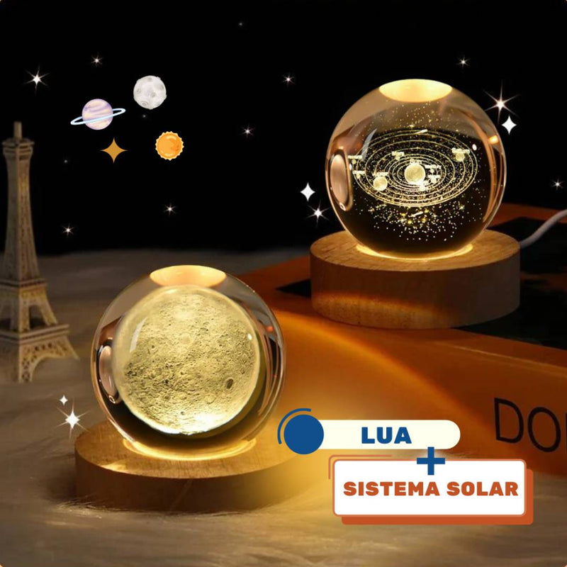 Luminária Planetária - Luz do Universo - Compre 1 Leve 2