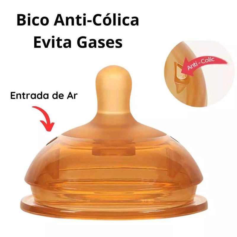 Mamadeira em Silicone Semelhante ao Peito Materno